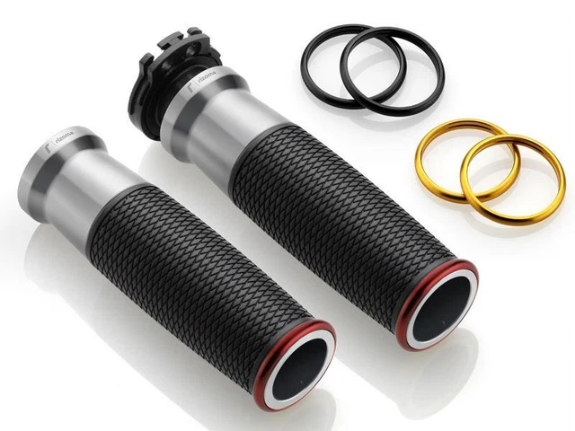 RIZOMA ALUMINUM GRIPS RIDE BY WIRE URLO Ø 22 mm compatible with DUCATI XDIAVEL 1