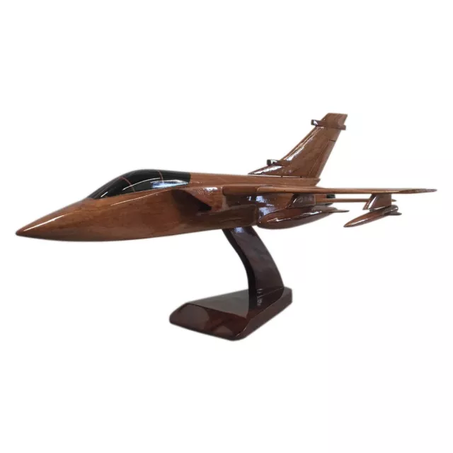 Panavia Tornado GR4 RAF German Italian Military Aircraft Wooden Desktop Model