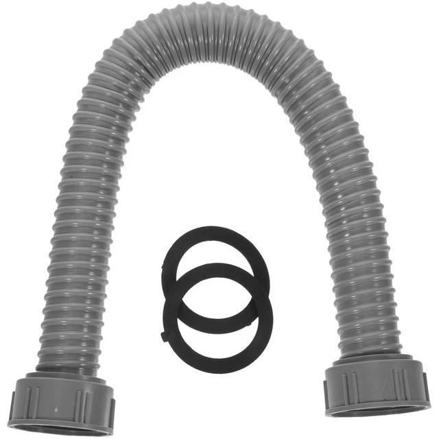 Tubo Carico Lavatrice Universale 3 Metri – Con 2 Adattori, Antiscoppio, PVC