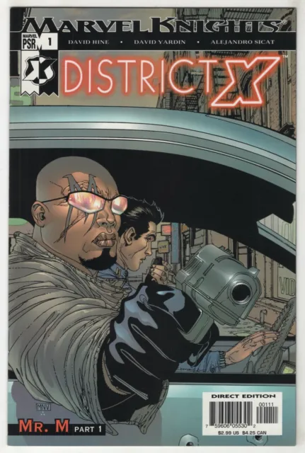 District X #1 (Jul 2004, Marvel [Knights]) David Hine, David Yardin D