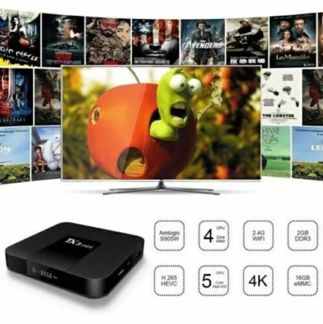 TX3 Mini Android 10 TV Box 2GB RAM 16GB ROM Quad Core SMART TV Lettore multimediale 2