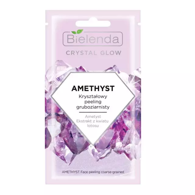 5902169042356 Bielenda Crystal Glow Amethyst kryształowy peeling gruboziarnisty