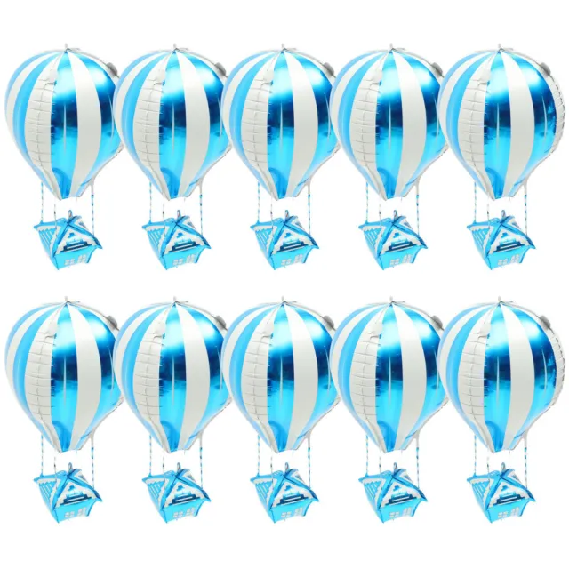 Snoes - Ballon en aluminium numéroté - Ballon 10 ans - Mega paquet sirène  sirène