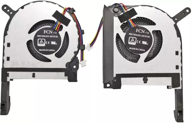 Laptop GPU CPU Cooler Fan For ASUS Strix TUF 6 FX505 FX505G FX505GE FX505GD #