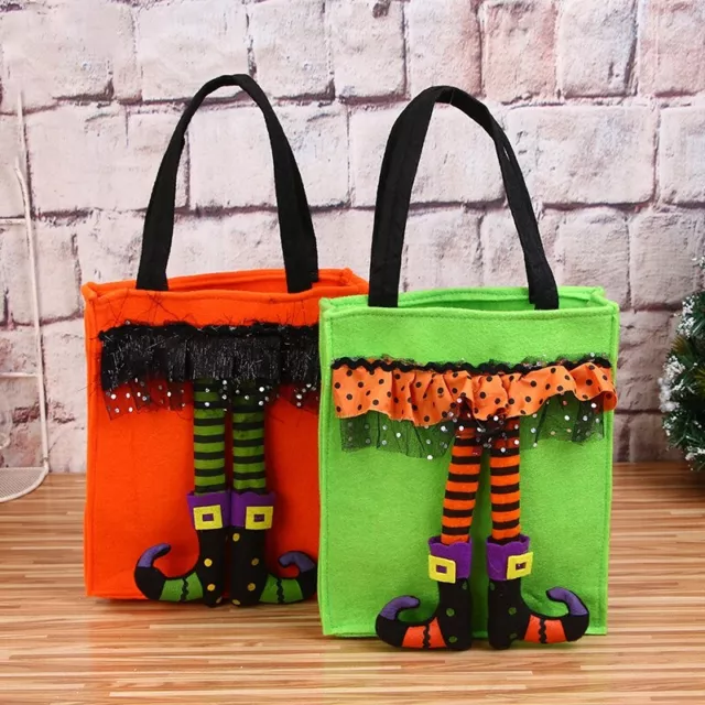 Bolsa de Halloween con Asa Bolsas de Regalo para NiñOs, Cestas Espeluznante1886