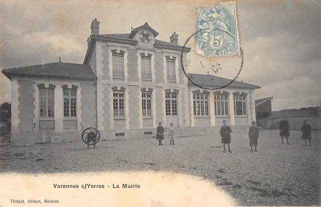 Cpa 91 Varennes Sur Yerres La Mairie