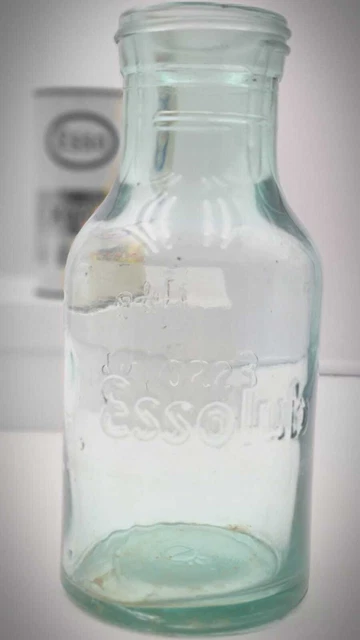 ESSO / ESSOLUB Tankstellen Ölflasche 1 Flasche ca.1930 Rarität/Reklame/Vintage