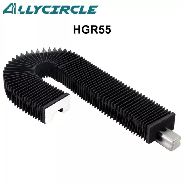 HGR55 Linear Guide Organ Dust Proof Cover StretchedCustomize for CNC Router