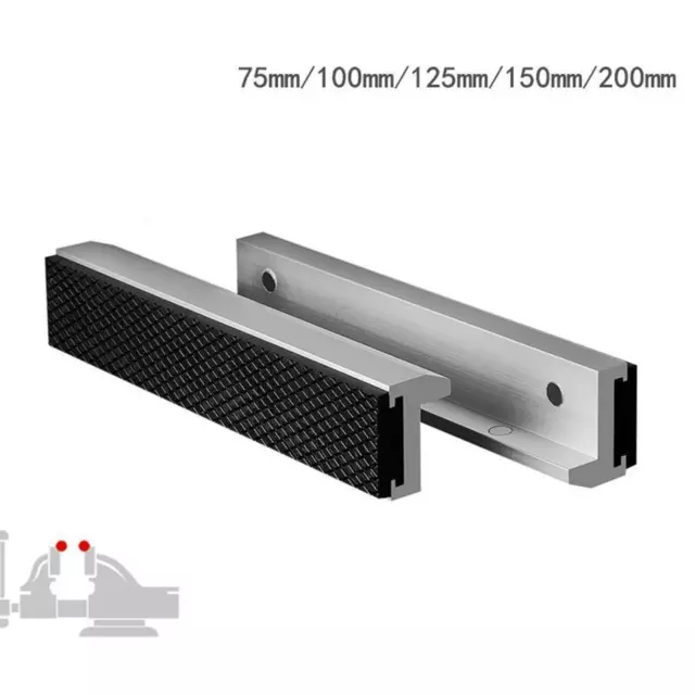 Hot Magnetic Soft Pad Jaws Rubber For Vise 3/4/5/6/8 inch Long Pad Bench Vice