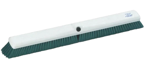18" Green Push Broom Head Omni Sweep Sparta Foodservice Carlisle 4189009