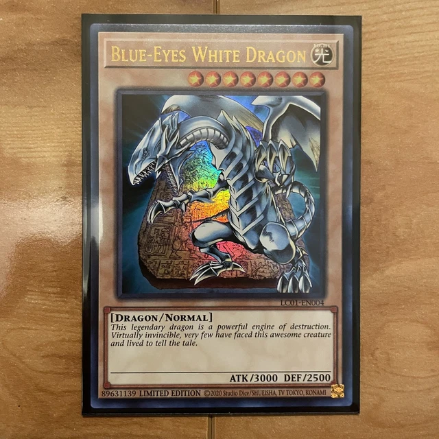 YUGIOH BLUE EYES White Dragon LC01EN004 25th Anniversary Ultra Rare