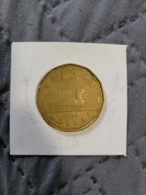 1994 CANADIAN LOONIE DOLLAR COIN Elizabeth II D.G. Regina
