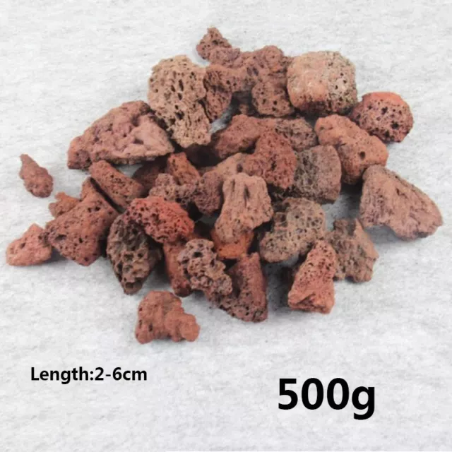 500g Lava Rock Aquarium Pond Bio Volcanic Fish Tank Biologial Filter Media