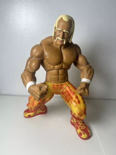 2005 Jakks Wwe World Wrestling Ring Giants Hulk Hogan 14"Figure (D1)