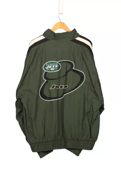 Vintage New York Jets NFL Windbreaker Jacket - XXL Gary Vee