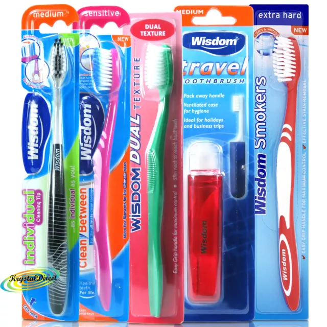 Wisdom Manual Toothbrush Tooth Brush - Choose your own