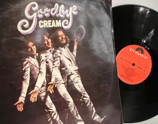 Cream Goodbye LP 1st Germany press LAMINATED GATEFOLD COVER