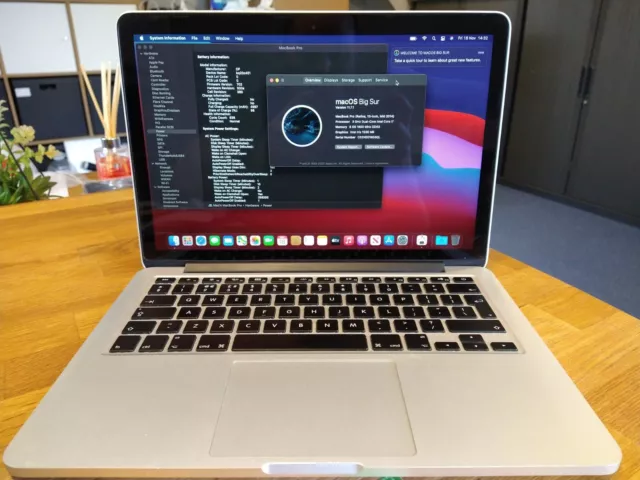 Apple Macbook Pro 13,3 512 GB SSD, Intel Core i7 3,0 GHz, 8 GB RAM (con danni)
