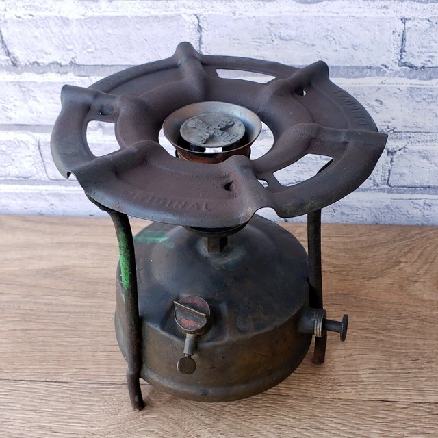 SAMRAT No.1 Original Collectible Vintage Very Rare Antique Working Brass Stove.