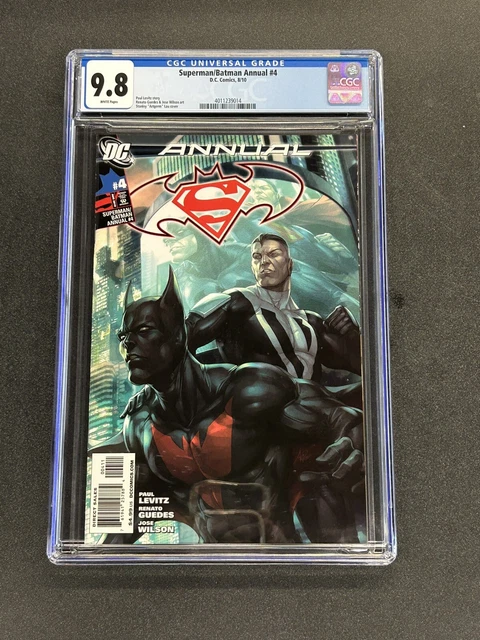 SUPERMAN BATMAN ANNUAL #4 CGC 9.8  1st Batman Beyond In DCU DC 2010
