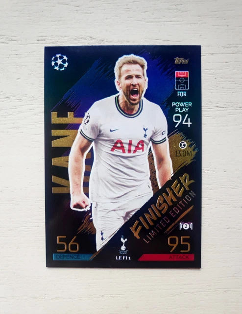 Carte De Football Harry Kane Tottenham Topps Finest 2023 - Gradée MGC 10, Parallèle Rose Gold /75