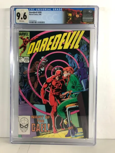 Daredevil 205 - 1st Gael Appearance - Custom Daredevil Label - CGC Graded 9.6