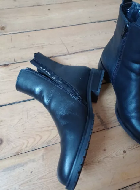 Gabor Comfort Stiefeletten Stiefel schwarz Gr. 38 2x getragen wie neu 3