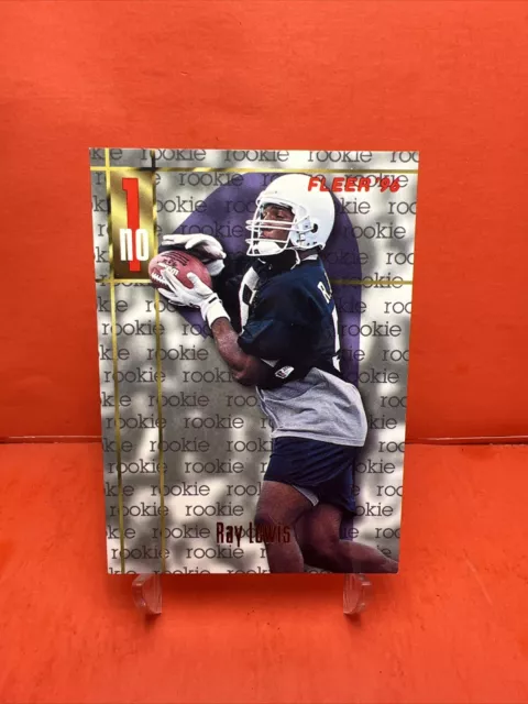 1996 Fleer Ray Lewis #165 Rookie RC HOF NM