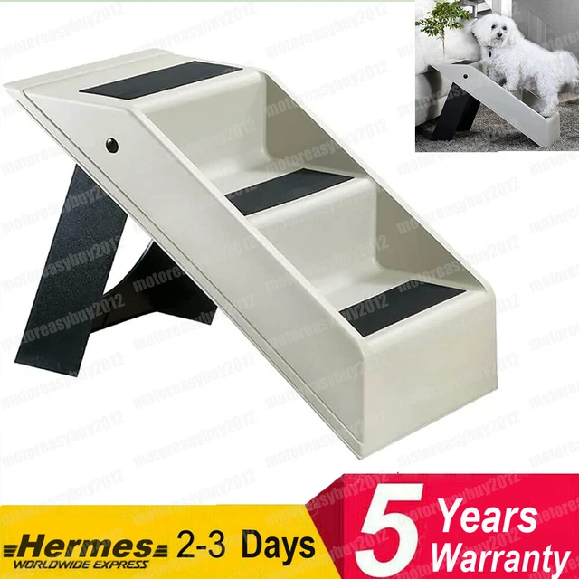 Dog Pet Puppy Plastic Foldable Stairs Folding Ramp Access Steps Lightweight