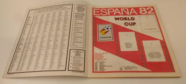 Aa- Album Calciatori Espana 82 World Cup 189 Figurine - Panini - Lbm14 3