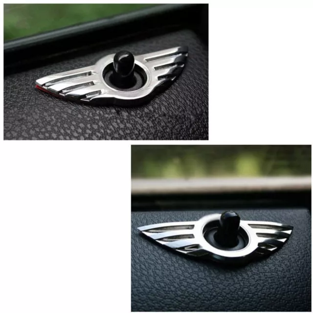 Auto Innenraum Mini! 3D Autotür Pin Aufkleber für Flügel Emblem Marke