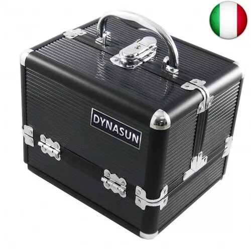 DynaSun Bs35 Beauty Case Make Up Nail Art Porta Gioie, Nero