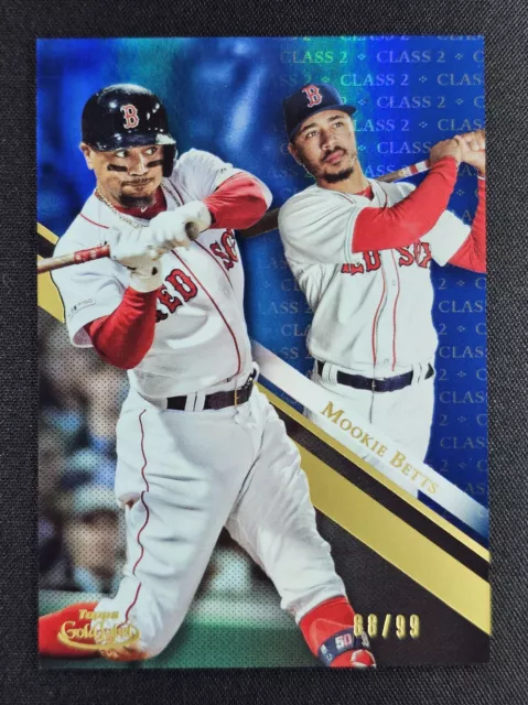 Mookie Betts 2019 Topps Gold Label Class 2 Blue Foil /99 #8 RED SOX