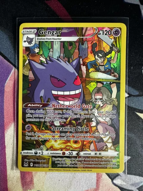 Pokemon Card Gengar TG06/TG30 Lost Origin Trainer Gallery Near Mint