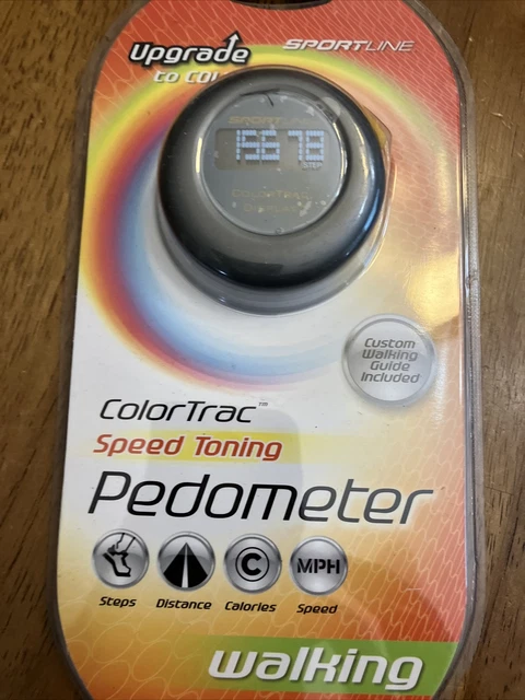 Sportline Pedometer Colortraq Speed Toning