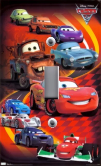 Light Switch Plate & Outlet Covers CARS MATER LIGHTNIN MCQUEEN BOYS