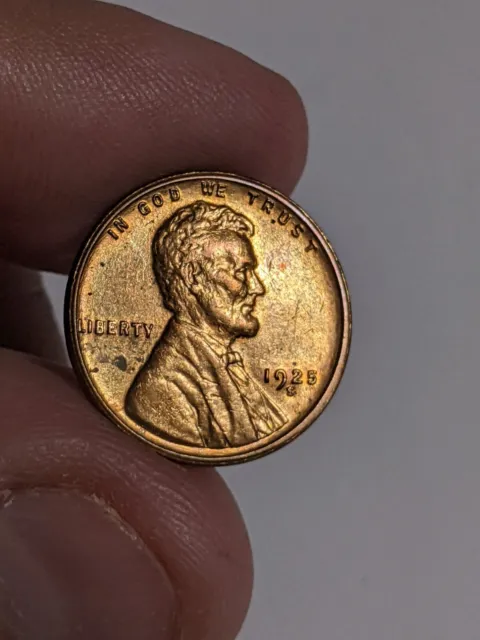 1925-S Lincoln Cent Wheat Penny Unc. Red BU  ID:1925S1