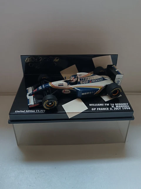 BBR MET25 Williams FW16B Renault F1 1994 – Échelle 1/43 – Kit Miniature Nigel Mansell – Occasion