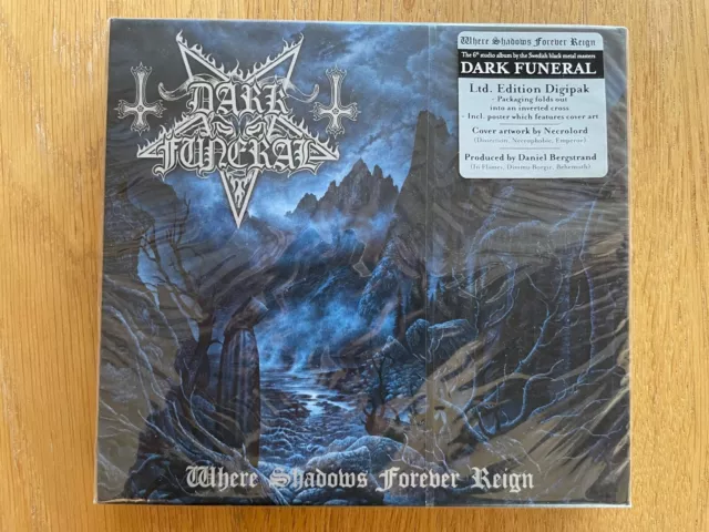 Dark Funeral Where Shadows Forever Reign CD Digipak LTD Ed Cult Black Metal