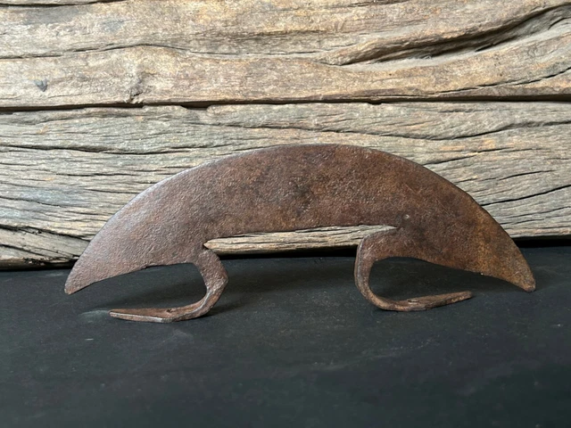 Vintage Altes Handgeschmiedet Rustikal Eisen Axe Beil Werkzeug