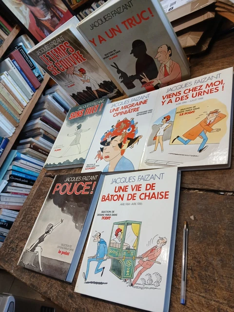 Livre Ancien "Le Premier Qui S'endort" De Jacques Faizant - Éditions Denoël 1986 - Humour - Bon État