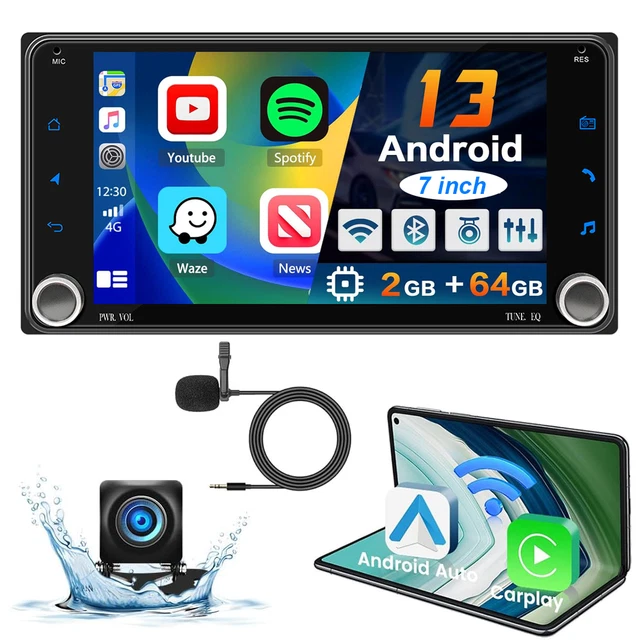 FOR TOYOTA TUNDRA 07-13 Sequoia 08-19 Carplay Car Stereo GPS Navi Radio + Camera