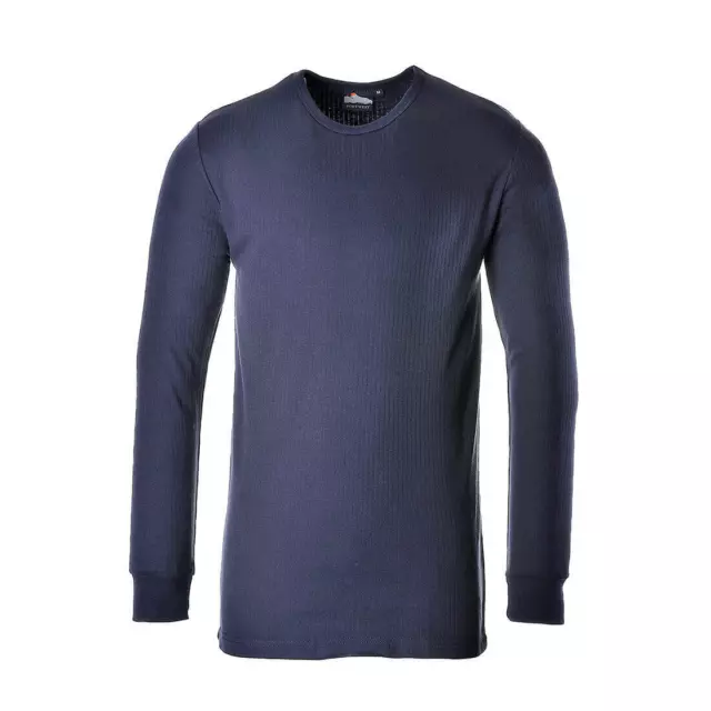 Portwest Thermal Long Sleeve T Shirt Navy M