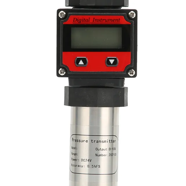 (1) Sensore di pressione 0-10 V trasduttore d'aria lega di alluminio prevenzione ruggine stabile