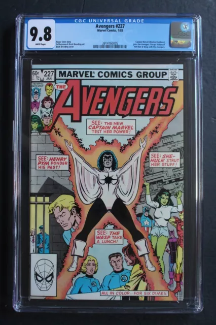 AVENGERS 227 Monica Rambeau Joins 1983 CAPT MARVEL MOVIE MCU WandaVision CGC 9.8