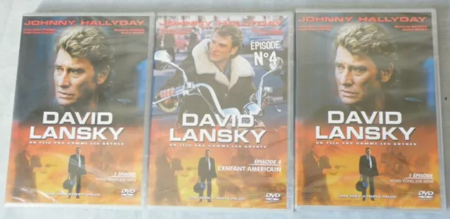 Johnny Hallyday - David Lansky  - Lot 3  Dvd