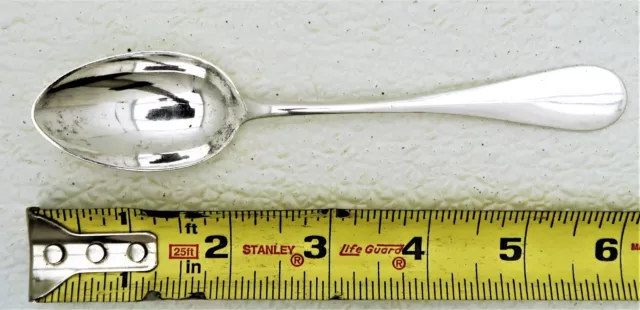 Heavy Austro Hungarian Solid Silver Tea Spoon Hallmarked VCD 800 Fine c 1890