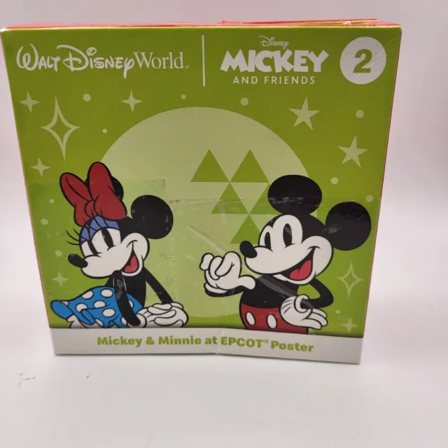 2x Walt Disney World McDonald's Happy Meal Poster - Mickey and Minnie - Set #2