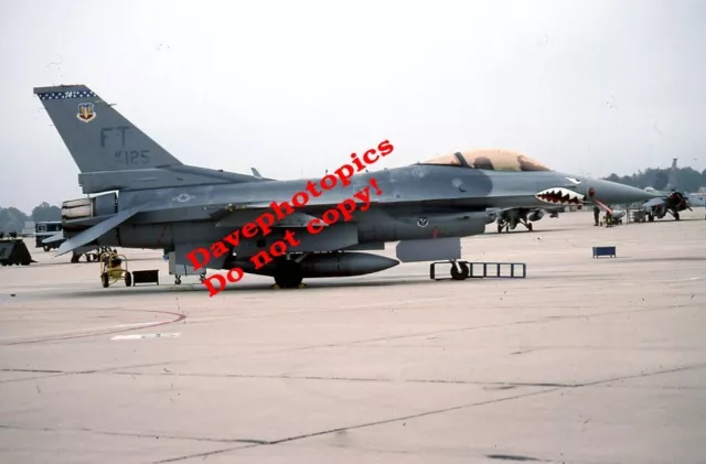 35mm Aircraft slide     89-2125 F-16C     Fighting Falcon