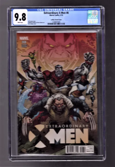 Extraordinary X-Men #8 NMMT CGC 9.8 Ken Lashley Variant Cover